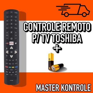 Controle Remoto Para TV TOSHIBA SMART Sky-8023 Com Pilhas
