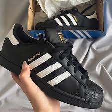 adidas star preto e branco