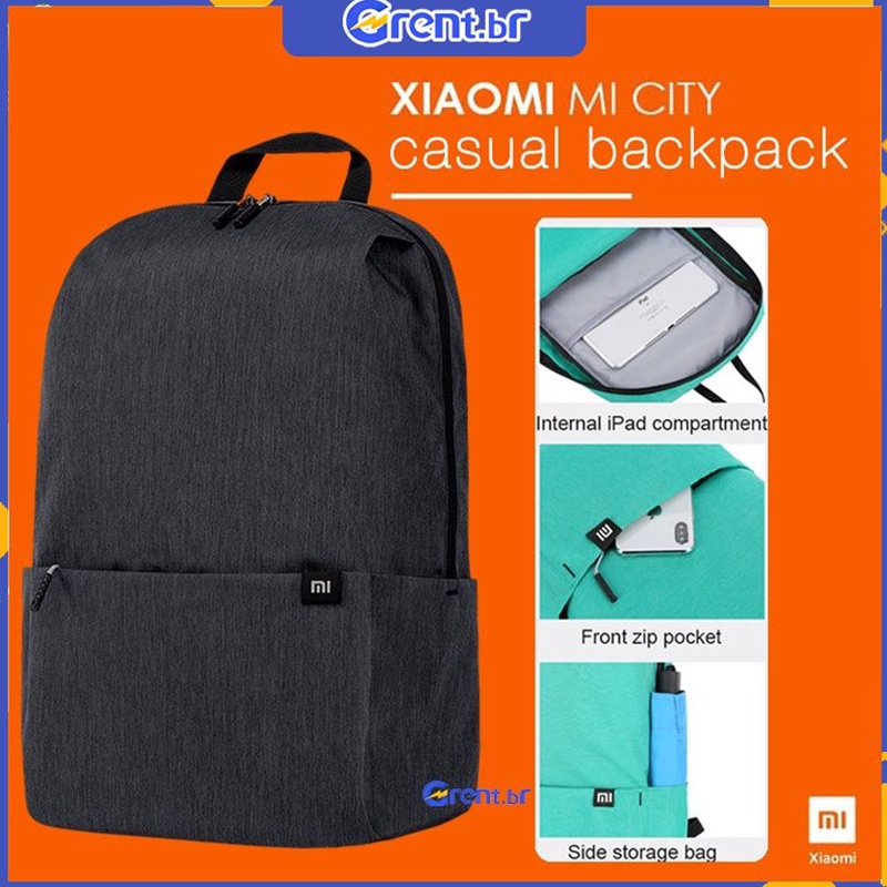 Unissex Mochila Xiaomi Mi Casual Daypack 10L impermeavel Notebook