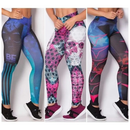 Calça Legging Empina Bumbum Modeladora Legging Cós Alto Fitness Academia
