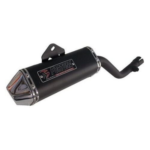 Escapamento Xlr 125 Mini Tri Fortuna Preto