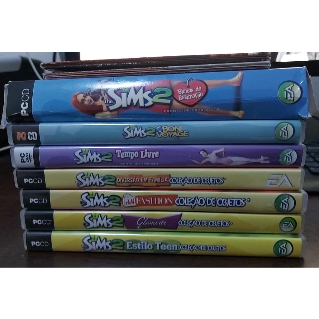 Jogo PC The Sims 2 - Aberto para Negócios, Celebrações, Estilo Teen e Glamour + expansões
