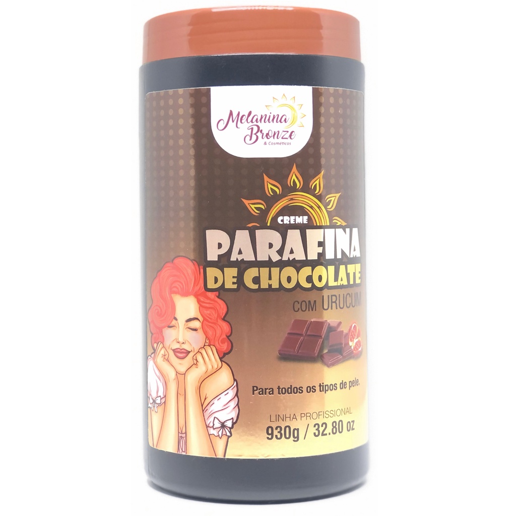 Parafina Chocolate E Urucum Melanina Bronze 930g