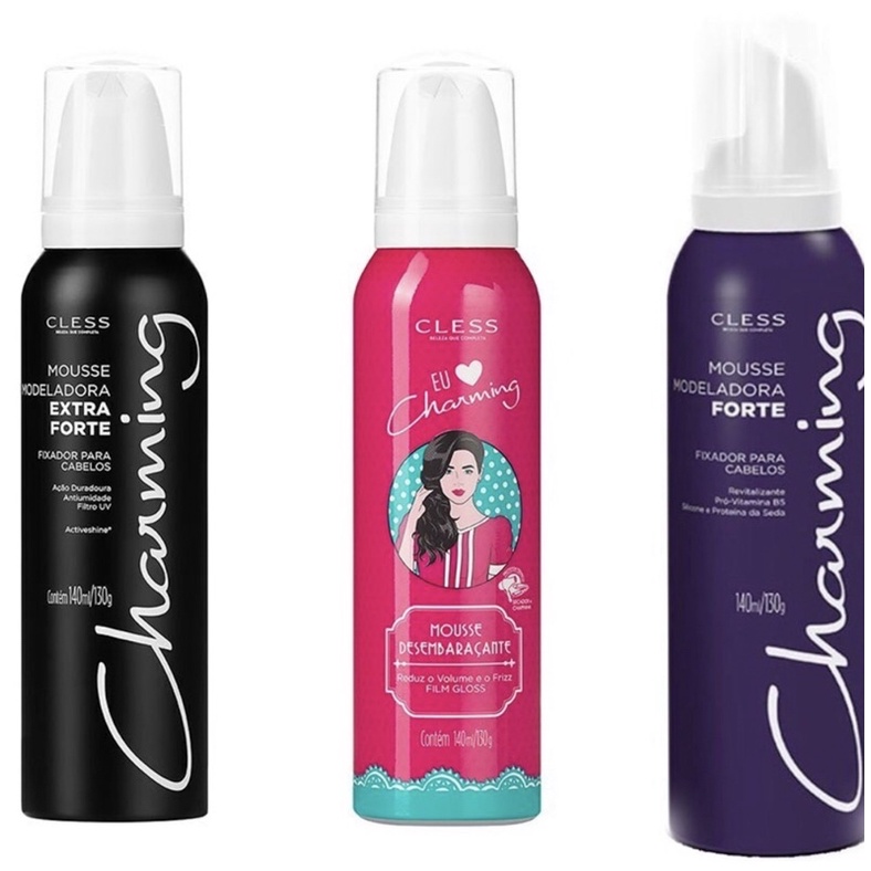Cless Charming 140ml Mousse Modeladora - Escolha a sua