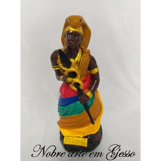 estatua Escultura Oxumaré 23 cm imagem Orixá em gesso personalizada em Oferta na Shopee