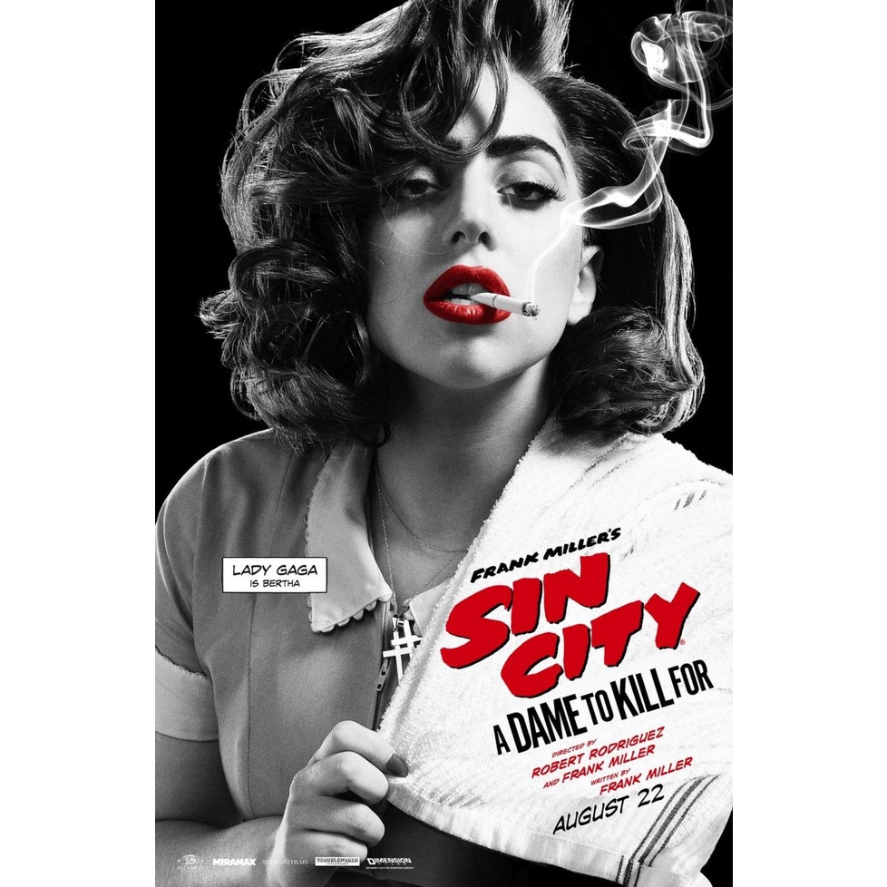 Poster Filme Sin City A Cidade Do Pecado Tamanho Grande A3 Cartaz de Cinema - Quadro Sin City
