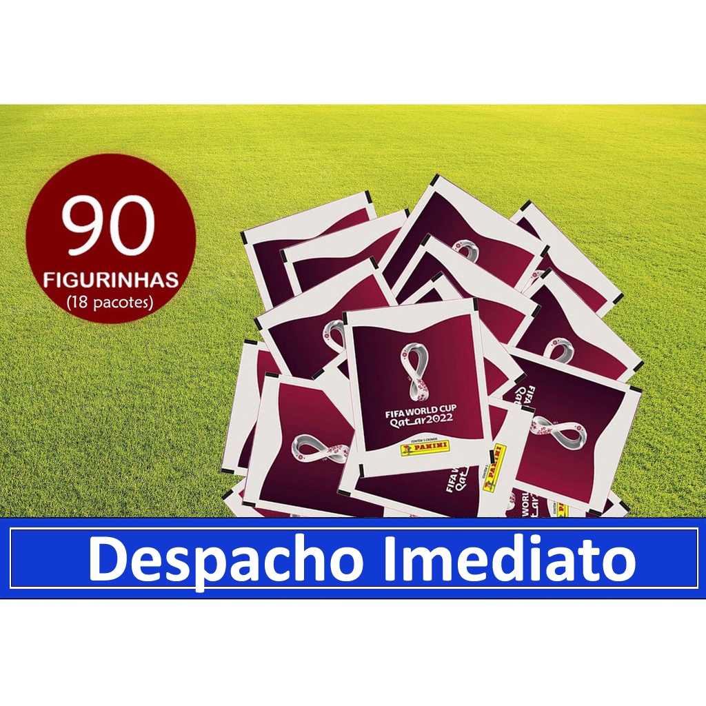 18 pacotes de figurinhas Copa do Mundo Qatar 2022 | Shopee Brasil