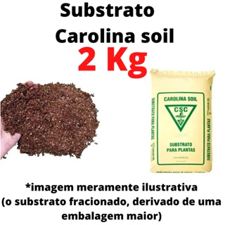 Substrato Carolina Soil 2 kg pronto pra uso (rosa do deserto,semente) em Oferta na Shopee
