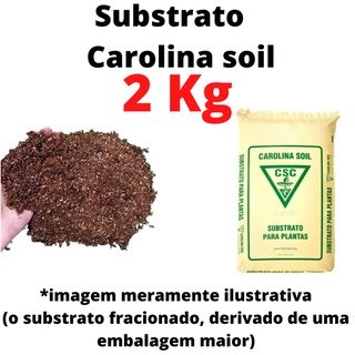 Substrato Carolina Soil 2 kg pronto pra uso (rosa do deserto,semente)