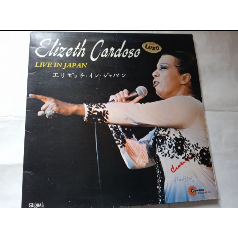 LP Vinil Elizeth Cardoso - live in japan, nacional, vinil perfeito capa com assinatura