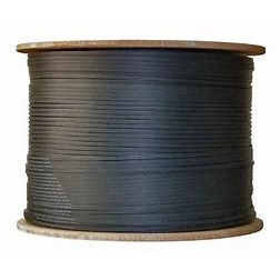Bobina Cabo Fibra Óptica Drop 4fo 1km Externo Interno Monomodo