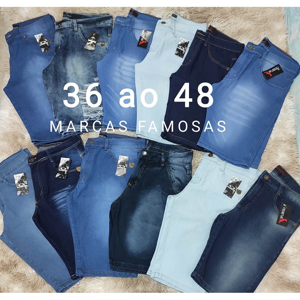 atacado bermudas jeans