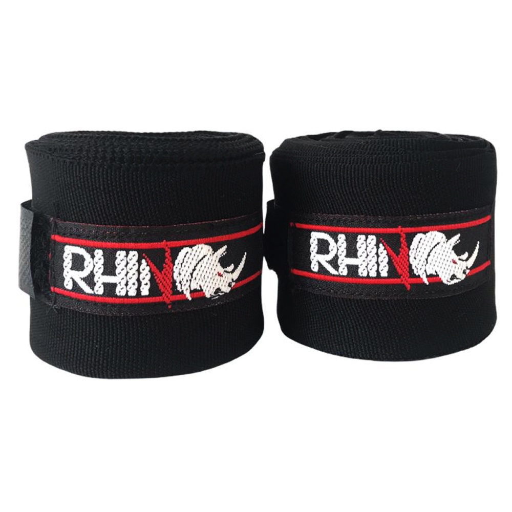 Bandagem Elástica Rhino 5 Metros - Preto
