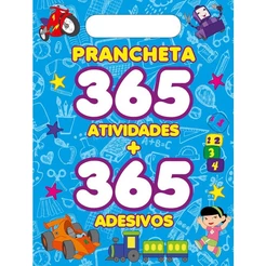 Prancheta 365 Atividades e Adesivos