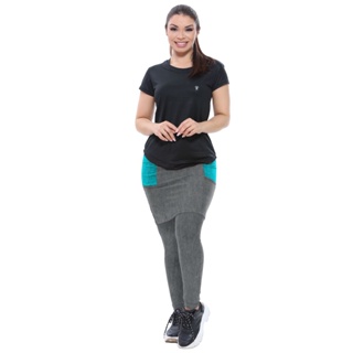 Calça Saia Fitness Moda Evangélica Com Bolso em Oferta na Shopee