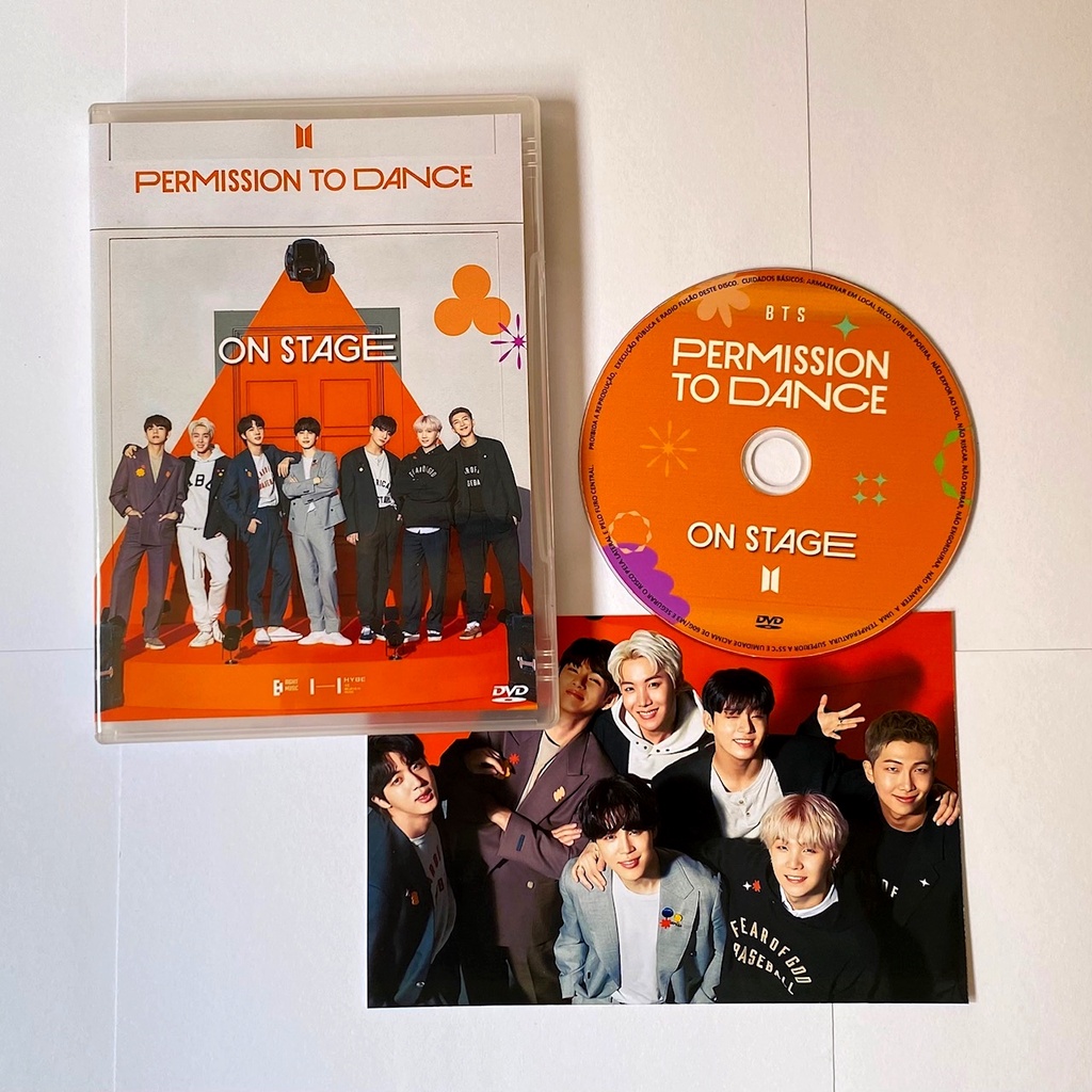 DVD BTS Permission to Dance On Stage 2021 Los Angeles | Shopee Brasil