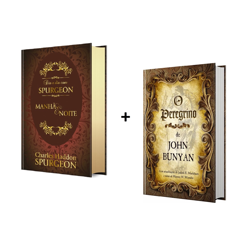 Kit 2 Livros Dia a Dia Devocional Spurgeon 365 dias + O Peregrino em Oferta na Shopee