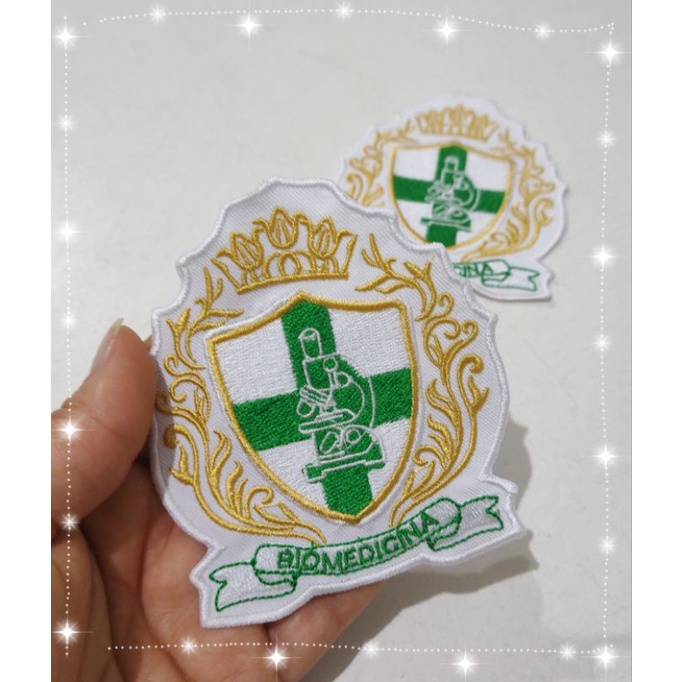 Patch Termocolante Biomedicina para Jaleco em Oferta na Shopee