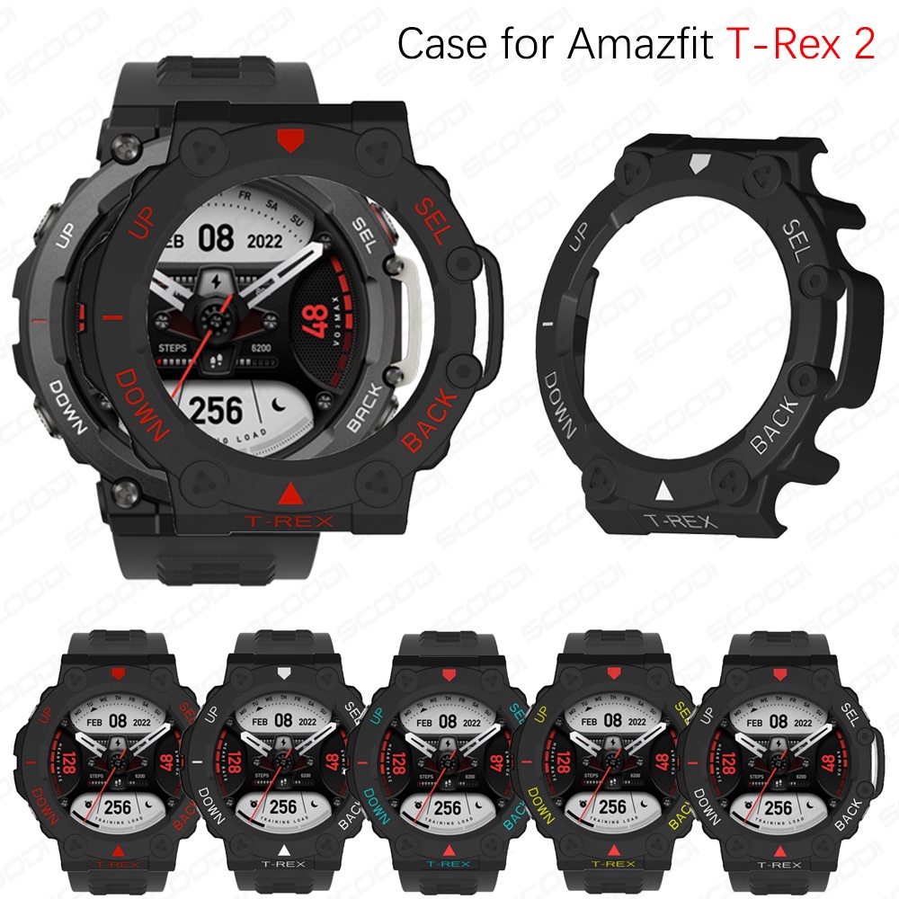 Capa Protetora Para PC Amazfit T-Rex 2 Estrutura De Smartwatch Relógio Inteligente