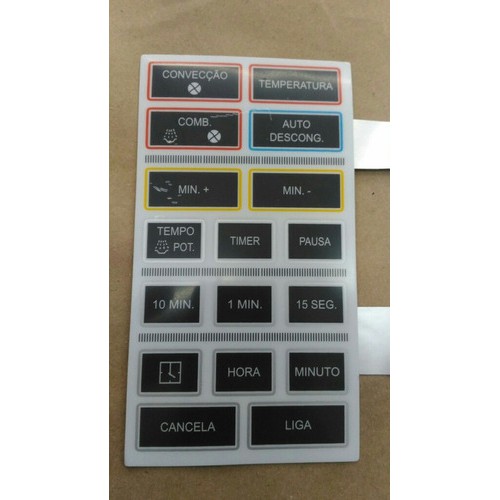 Membrana Teclado  Forno Microondas Brastemp Bmp23