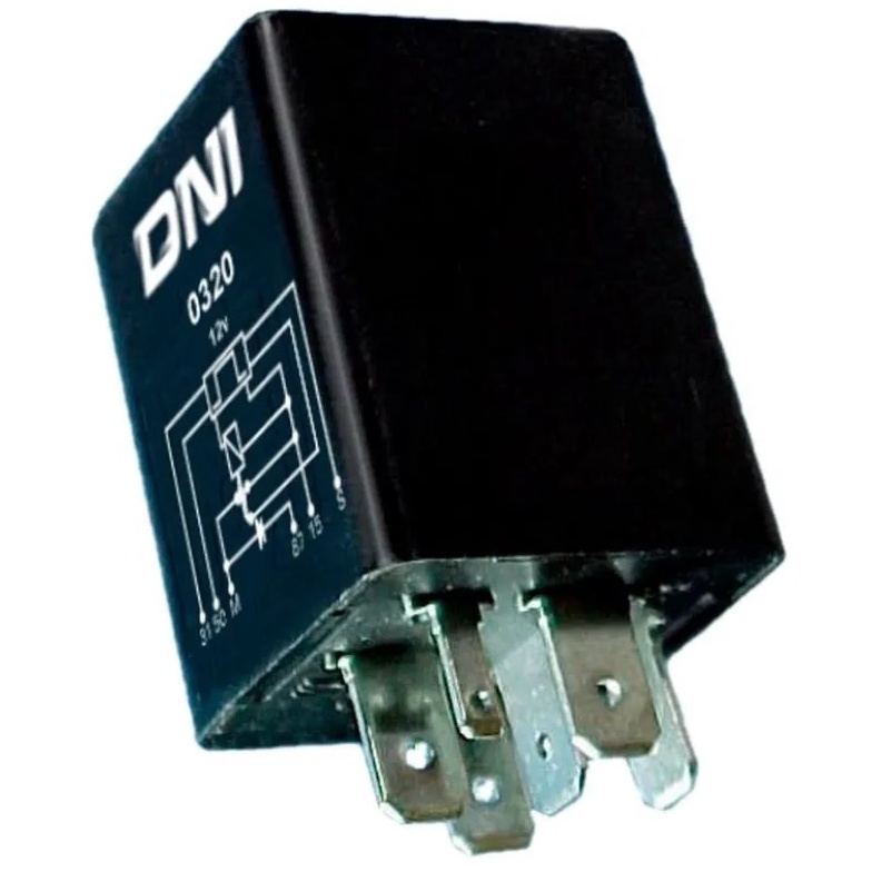 Relé Temporizador Partida A Frio 12v 6t Fiat Dni0320