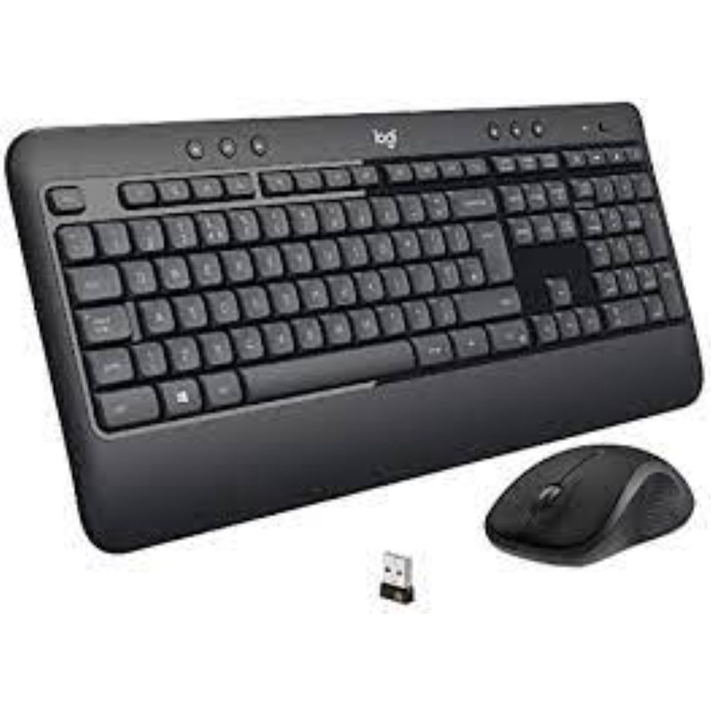 Kit Teclado E Mouse Logitech Wireless Multimídia Mk540 Abnt2