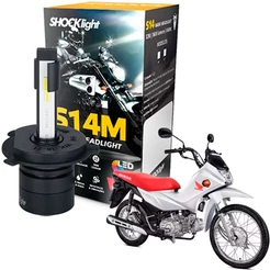 Lâmpada Ultra Led Shocklight Farol Moto Honda Biz Pop 100