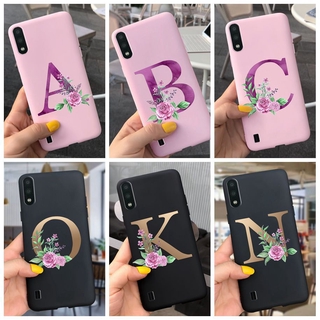 Capa Flexível Fashion Com Letras Para Samsung A01 / A01 Core A01 Samsung A01 Core 2020