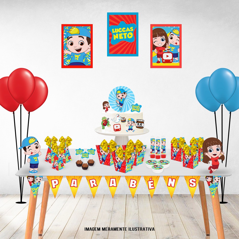 Kit Festa Lucas Neto , Lucas Neto.