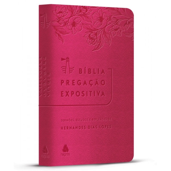 Bíblia Sagrada | RA | Pregação Expositiva | Letra normal | Luxo | Rosa Floral em Oferta na Shopee