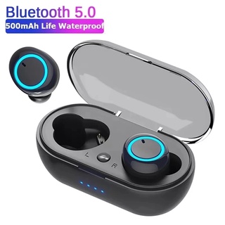 Y50 TWS Fone De Ouvido Bluetooth 5.0 Com Controle Touch Stereo Esportivo