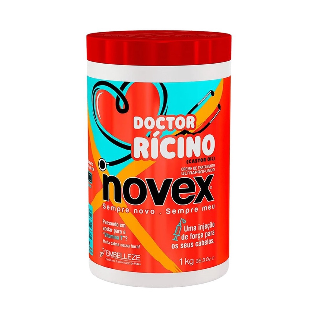 Máscara Creme de Tratamento Ultraprofundo Novex Doctor Rícino 1kg - Embelleze