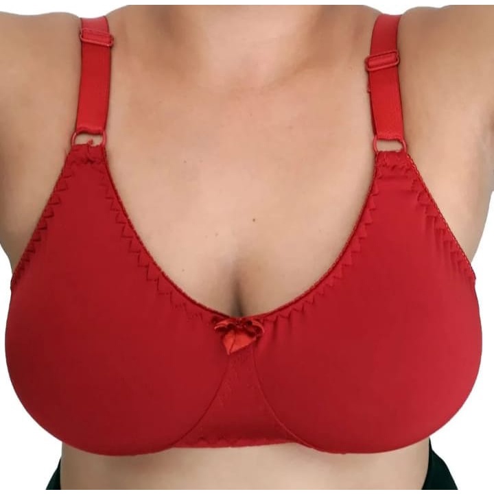 Kit 4 Sutien Sutiã Sutian Reforçado Sem Bojo Lycra Lisa Senhora Regulavel Atacado Revenda Plus Size