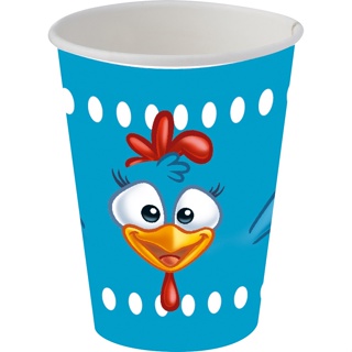 Copo de Papel 200ml Festa Galinha Pintadinha  - 8 unidades - Festcolor - Rizzo Festas em Oferta na Shopee