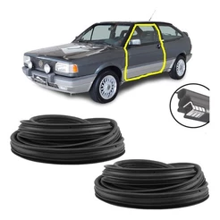 Kit Borracha 2 Portas Gol Voyage Parati Saveiro Quadrado G1