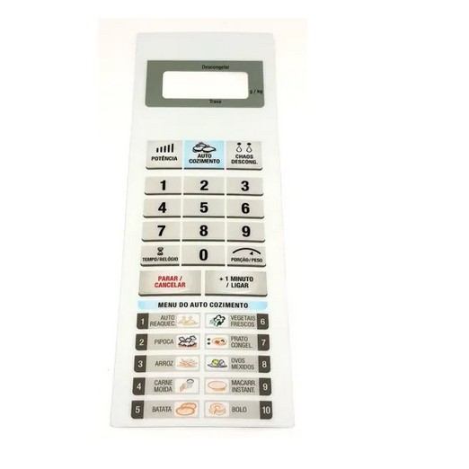Membrana Teclado Microondas Panasonic Nn-s45