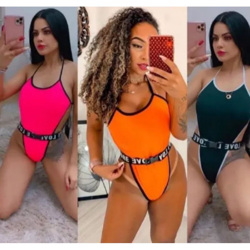 maiô biquíni feminino cavado c/bojo alcinha moda praia verão