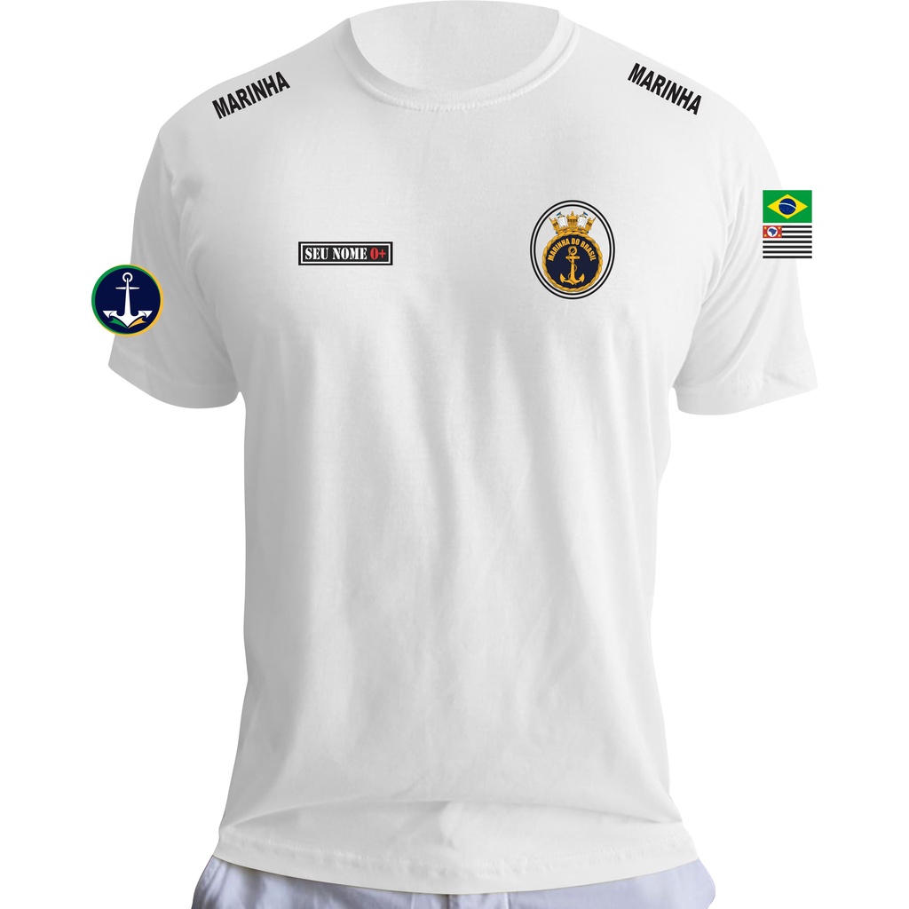 Superficial commit Forge Camisa Camiseta Marinha Do Brasil Esquadra | Shopee Brasil