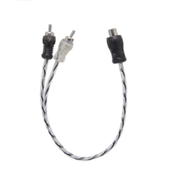 Cabo Y 1 Fêmea 2 Macho 1F2M Injetado para Modulo Som Automotivo Stereo