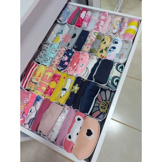 Kit Com 10 Colméias Organizadoras Para Bebê Brancas.