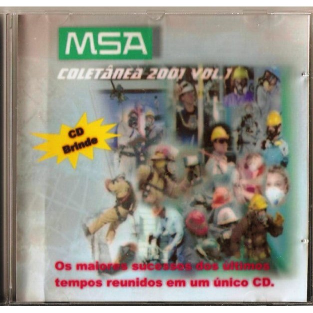 083 Mcd- CD Original 2001- MSA- Coletânea 2001- Volume 1- Os Maiores Sucessos dos Últimos Tempos Reunido em um Único CD