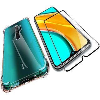 Kit Película De Vidro 9D Xiaomi Redmi 9 + Capa Capinha Anti Shock pronto entrega