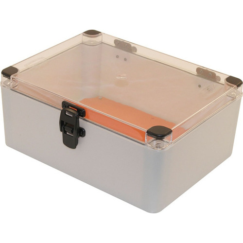 Caixa Plástica Montagem Elétrica Pvc 310mmx230mmx130mm Tampa Transparente C/fc