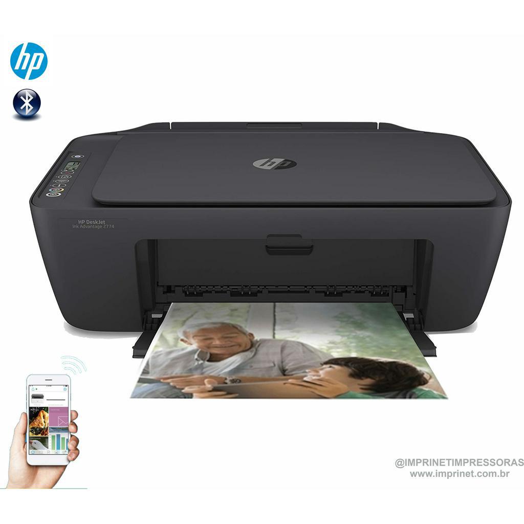 Impressora Multifuncional Deskjet, Wifi, Ink Advantage 2975, bivolt, Fotográfica, adesivos, colorida - preta em Oferta na Shopee