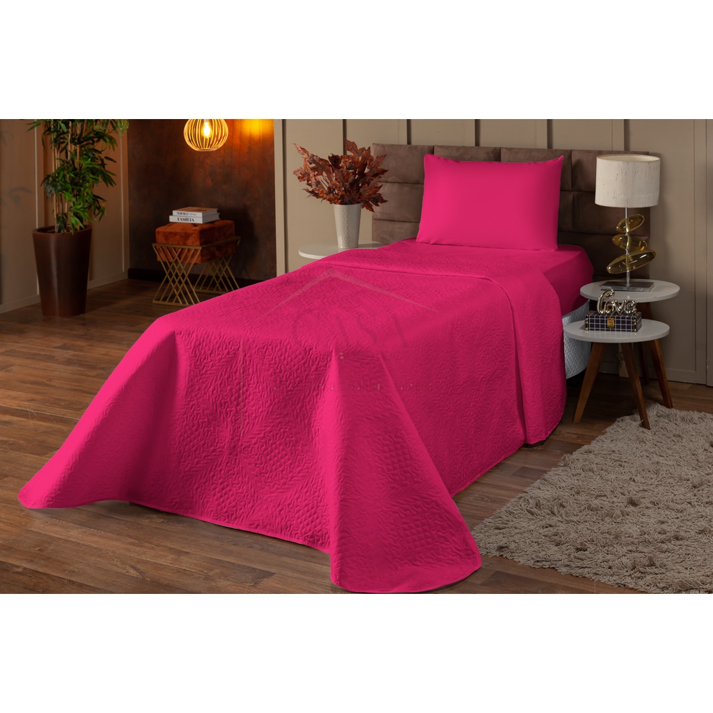 Cobre Leito Solteiro 3 peças