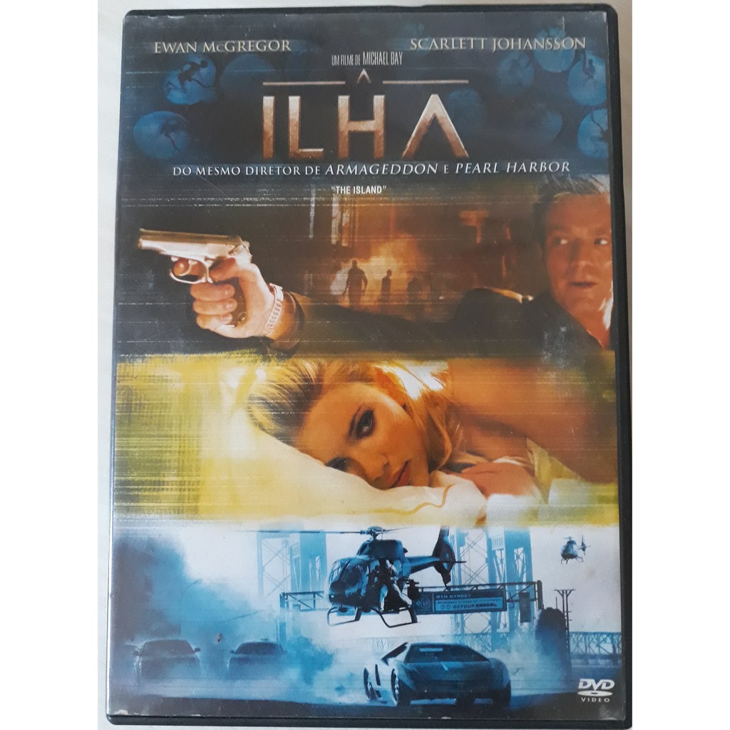 Dvd A Ilha Ewan Mcgregor Scarlett Johansson Michael Bay
