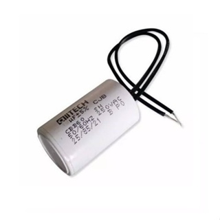 Capacitor Permanente 10uf 250v 2 fios Portão Eletrônico Motor em Oferta na Shopee