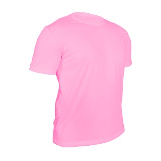Camiseta Básica Anti Pilling Rosa Bebê Tradicional - Sublimação