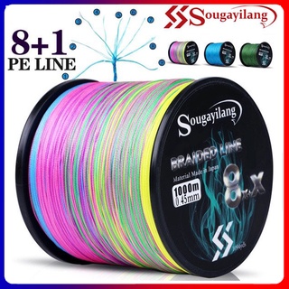 Linha de pesca Sougayilang 300M Strong PE 9 Strands