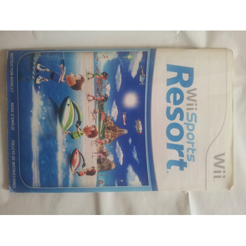 Manual Do Jogo Wii Sports Resorts Nintendo Wii Original